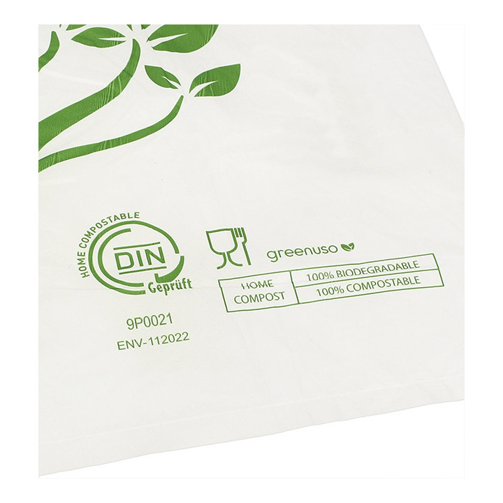 Market Bag Block Home Compost “Be Eco!” 23x33cm (3.000 Units)