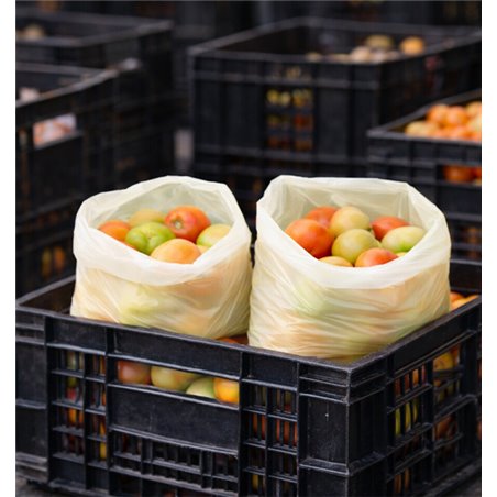 Home Compost Block market bag 30 x 40 cm for fruit, vegetables and fresh produce