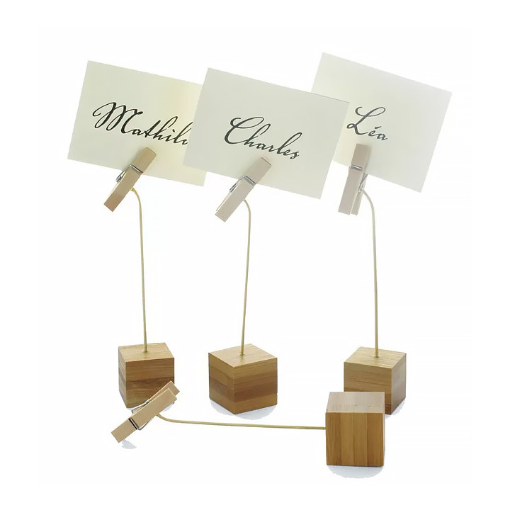 Bamboo Card Holder 13cm (144 Units)