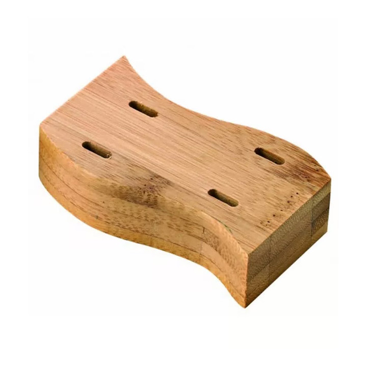 Bamboo Holder for Food Pick Golf Design 8x4cm (10 Units)