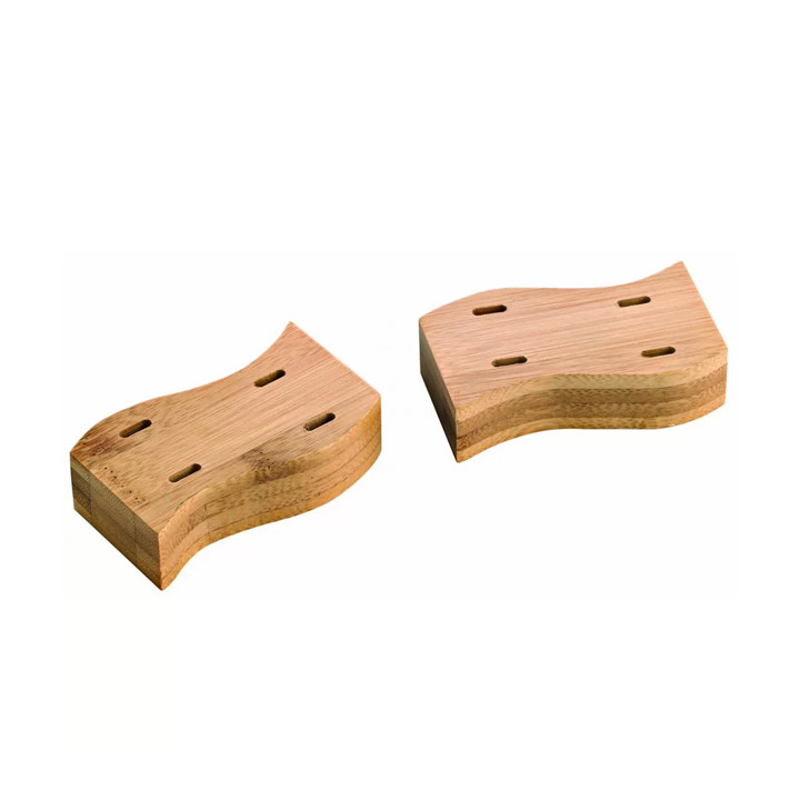 Bamboo Holder for Food Pick Golf Design 8x4cm (10 Units)