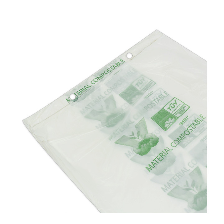 Plastic Bag Block 100% Biodegradable 27x35cm (3.000 Units)