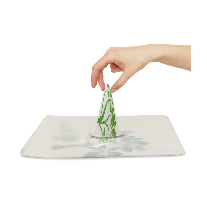 Plastic Bag Home Compost “Be Eco!” 23x30,5cm 12µm (100 Units)