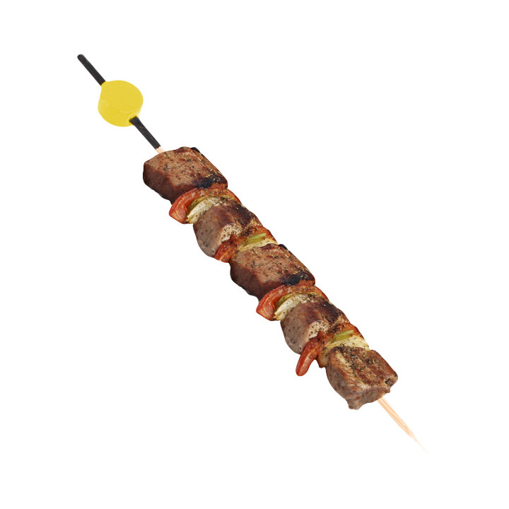 Bamboo Food Pick "Japan" Design Black and Yellow 12cm (5000 Units)