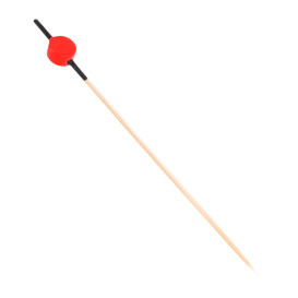 Bamboo Food Pick "Japan" Design Black and Red 12cm (100 Units)  