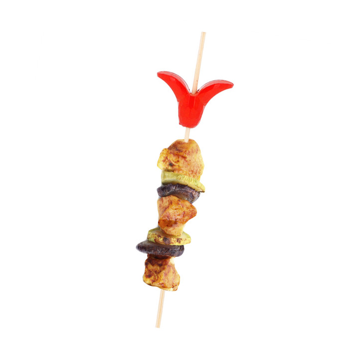Bamboo Food Pick "Lirio" Design 12cm (100 Units)  