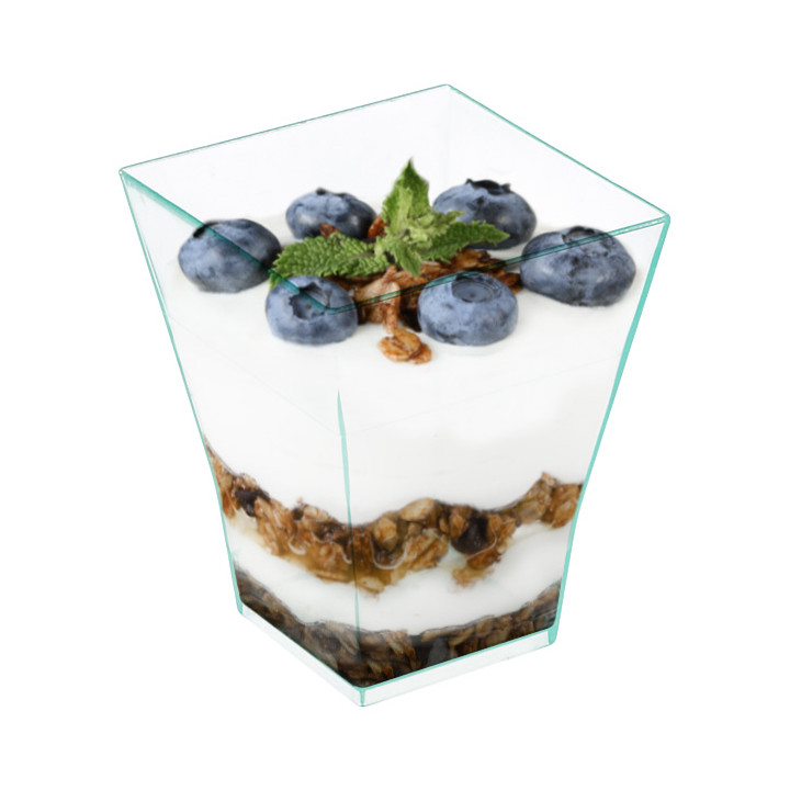 Plastic Tasting Cup PS "Bouquet" Water Green 4,5x5,5cm (24 Units) 