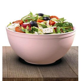 Bowl Reusable Durable PP Mineral Pink 3.350ml Ø23,5cm (12 Units)