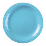 Plastic Plate Flat Turquoise Round shape PP Ø18,5cm (50 Units) 