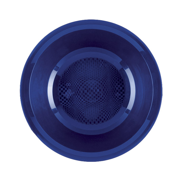 Plastic Plate Deep Blue "Round" PP Ø19,5 cm (600 Units)
