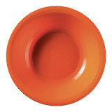 Plastic Plate Deep Orange "Round" PP Ø19,5 cm (50 Units) 