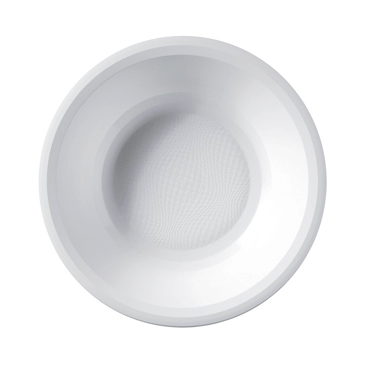 Plastic Plate Deep White "Round" PP Ø19,5 cm (25 Units) 