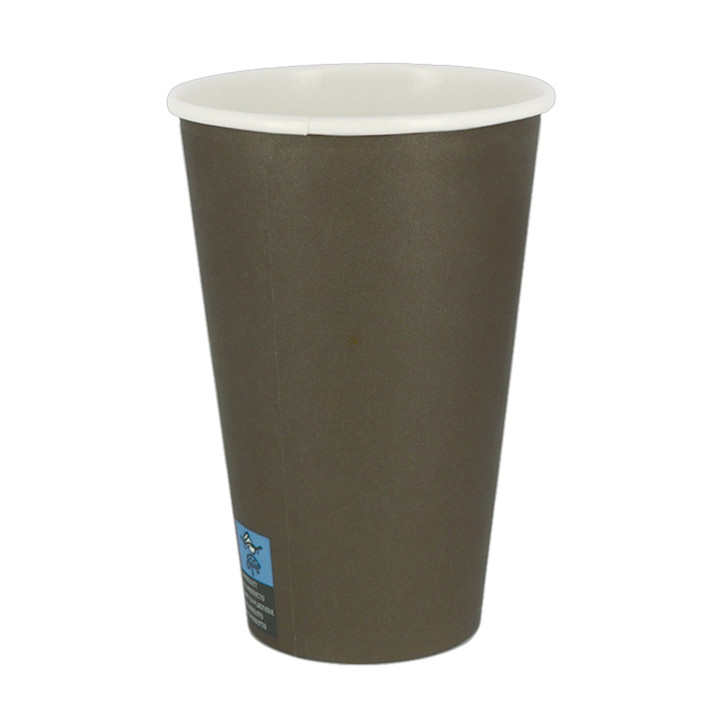 Paper Cup 12Oz/360ml Brown Ø8,0cm (100 Units) 