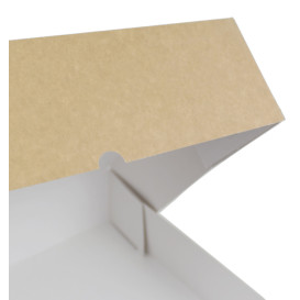 Kraft Carton Box with flip-top front 32x32+10cm (100 Units)