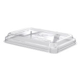 Plastic Lid RPET Clear for Sugarcane Tray Ecologic 710 and 940 ml (50 Units) 
