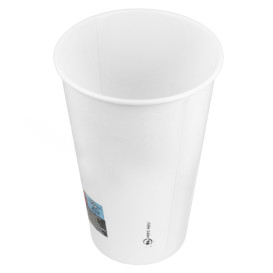 Paper Cup 20 Oz/600ml White Ø9,4cm (20 Units) 