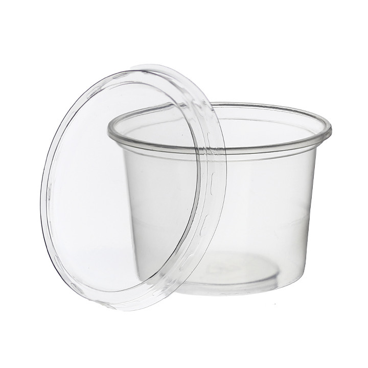 Lid PET Transparent for Cup Sauce Ø7,5cm (50 Units)