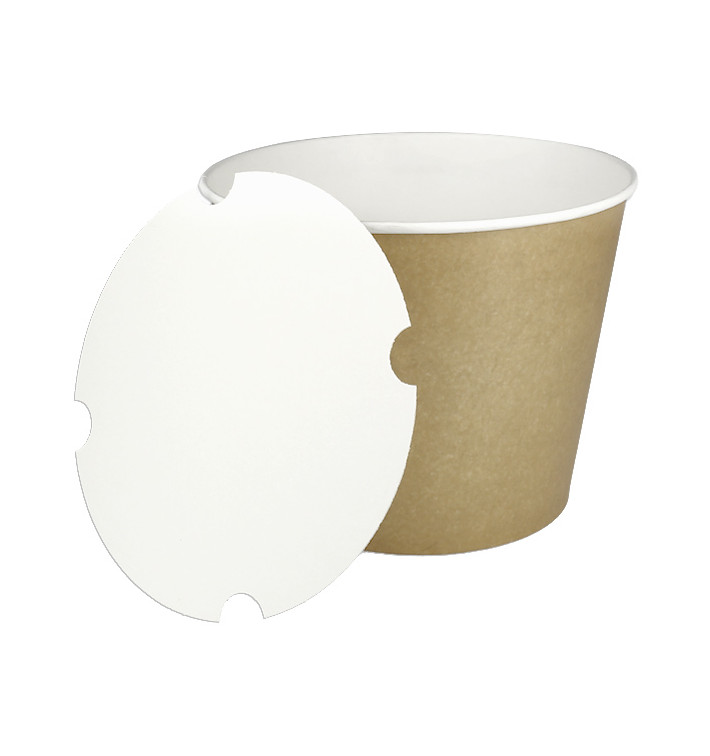 Paper Chicken Bucket with Lid 3990ml (25 Units)