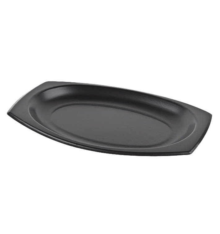 Foam Tray Black with Lid 23x18cm (500 Units)