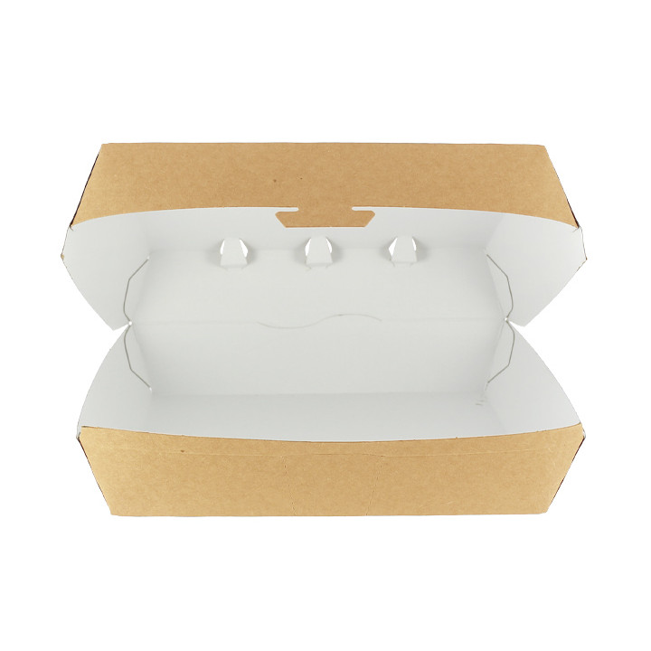 Paper Burger Box Kraft Giant size 23x17,5x8cm (175 Units)