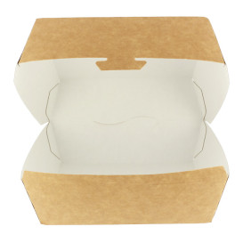 Paper Burger Box Kraft Mega Size 16,5x18x9cm (25 Units) 