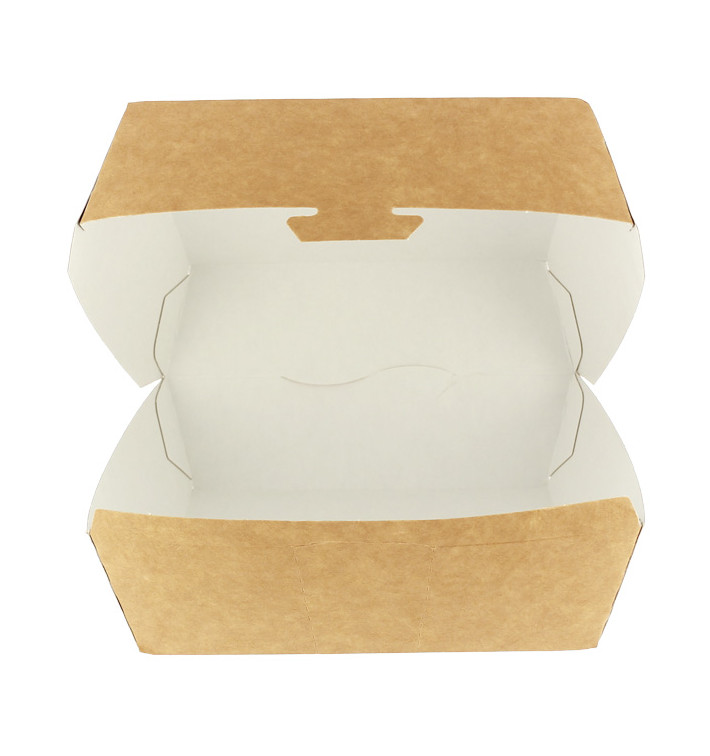 Paper Burger Box Kraft Mega Size16,5x18x9cm (200 Units)