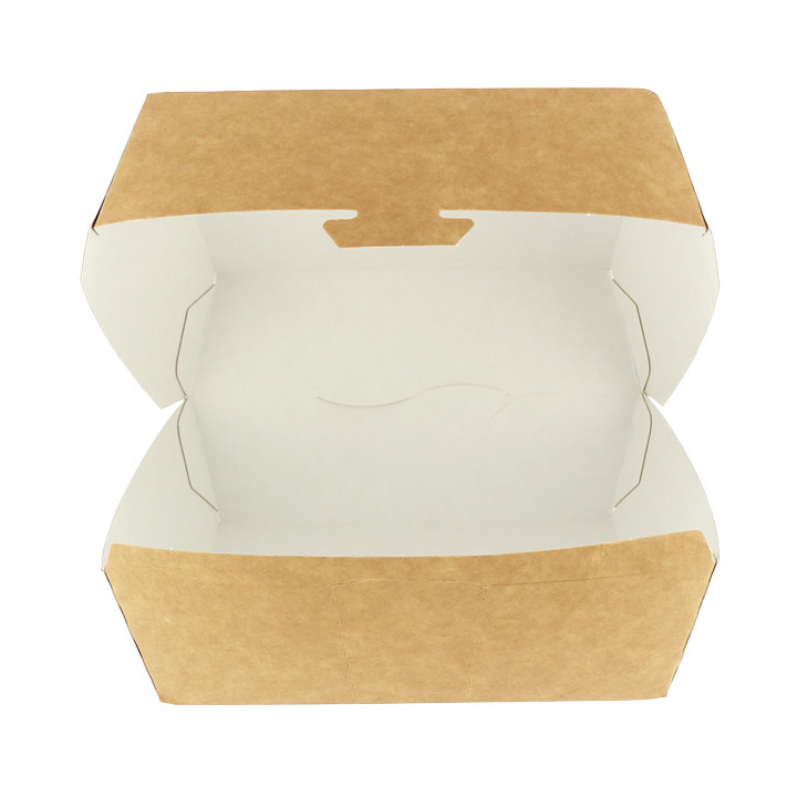 Paper Burger Box Kraft Mega Size16,5x18x9cm (200 Units)