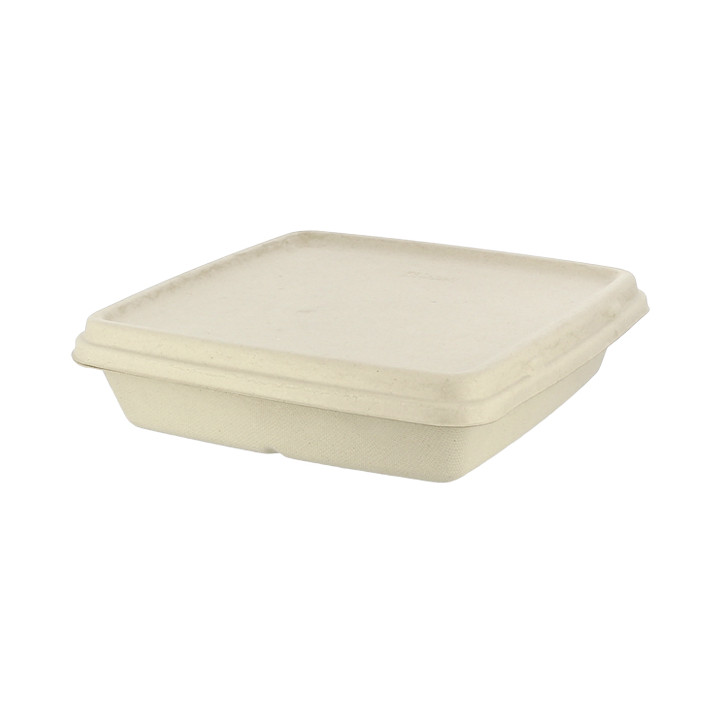 Sugarcane Lid for Container 23x23cm (300 Units)