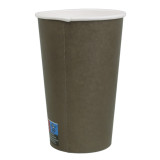 Paper Cup Brown 16Oz/480ml Ø9,0cm (50 Units)