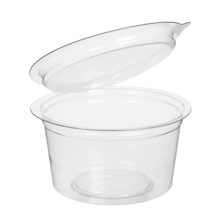 Plastic Container APET Round shape Transparente 80ml (450 Units)