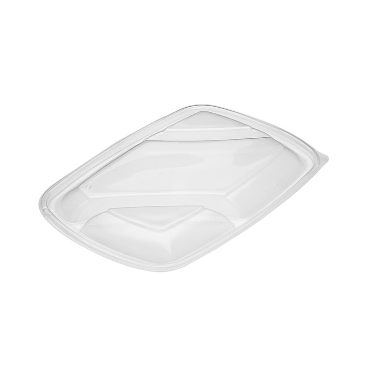 Plastic Lid for Deli Container PP Rectangular shape 3C Black 28x20cm (150 Units)