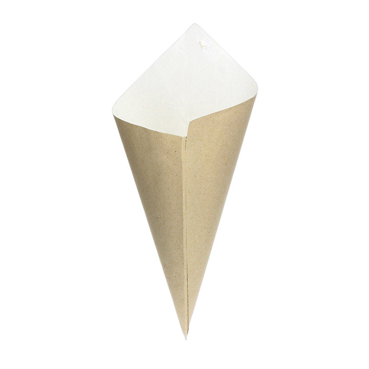 Paper Food Cone Natural 42cm 600g (200 Units)