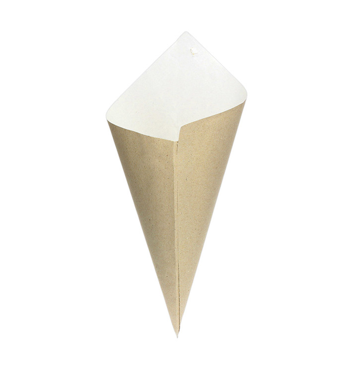 Paper Food Cone Natural 29,5cm 250g (200 Units)