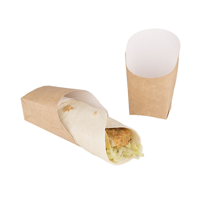 Paper Wrap Food Container Kraft 60x50x12cm (600 Units)