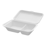 Sugarcane Hinged Burger Container 24,0x12,5x6,5cm (50 Units) 