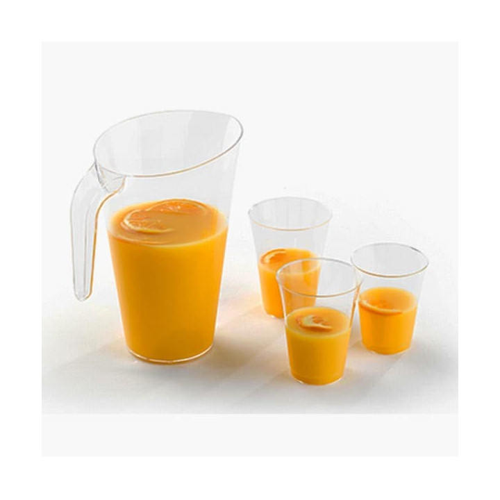 Plastic Jar PS Reusable Clear 1.500 ml (1 Unit)