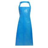 Disposable Plastic Apron PE G150 Blue 76x120cm (100 Units)  