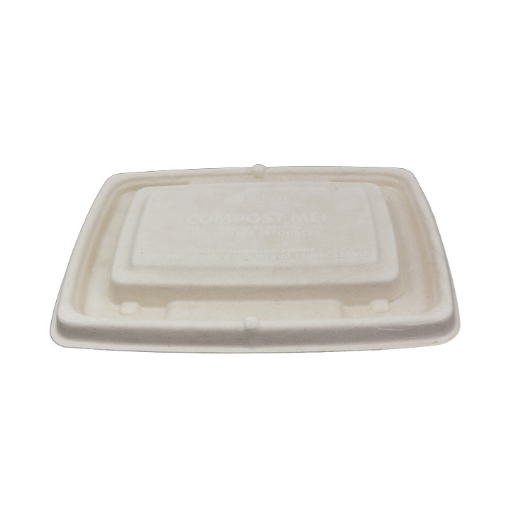 Sugarcane Lid for Container 23x16,5cm (300 Units)