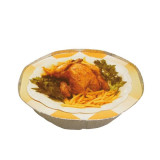 Paper Lid for Foil Pan with holes Round Shape 2400ml 