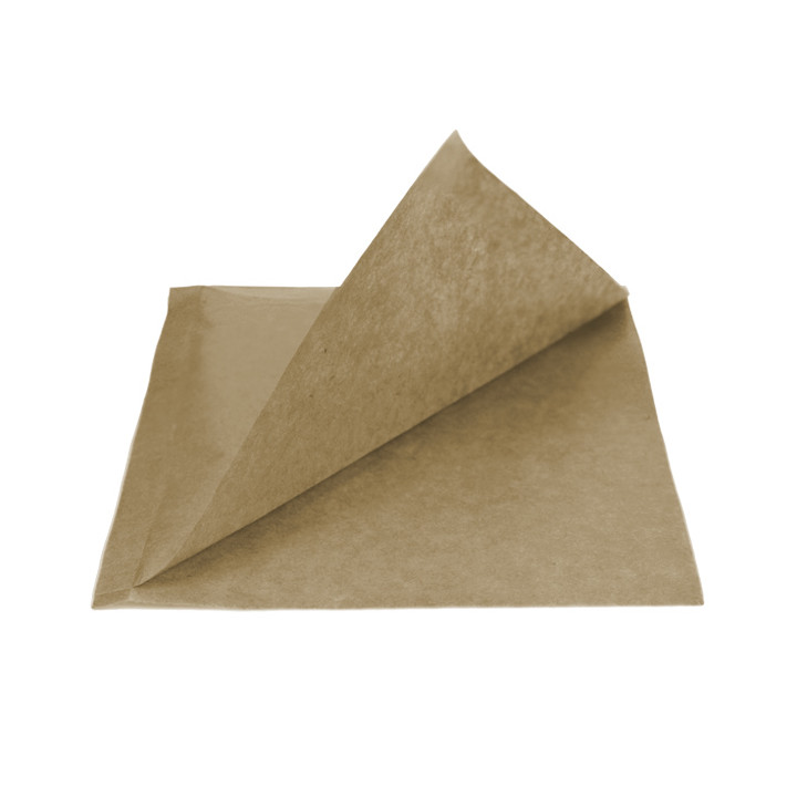 Paper Food Bag Grease-Proof Opened L Shape 18x18,2cm Natural (3000 Units)