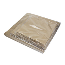 Paper Bag Grease-Proof Opened L Shape 15x15,2cm Natural (100 Units)