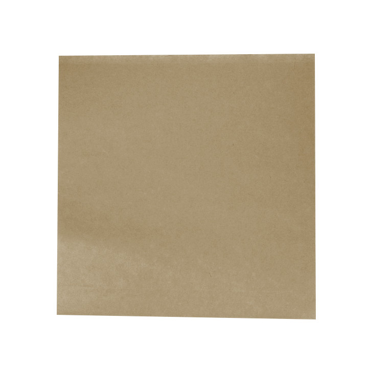 Paper Food Bag Grease-Proof Opened L Shape 12x12,2cm Natural (6000 Units)