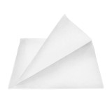 Paper Food Bag Grease-Proof Opened White L Shape 12x12,2cm (100 Units)  