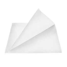 Paper Food Bag Grease-Proof Opened White L Shape 12x12,2cm (100 Units)  