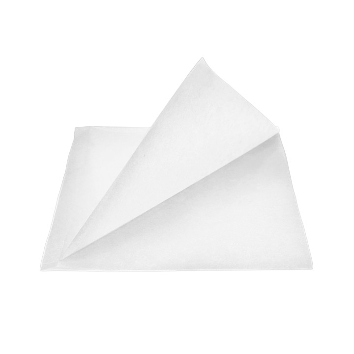 Paper Food Bag Grease-Proof Opened White L Shape 12x12,2cm (100 Units)  