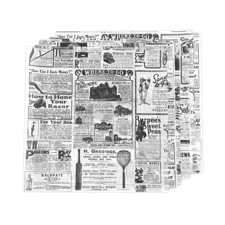 Paper Food Wrap Grease-Proof "Times" 31x31cm (1000 Units) 