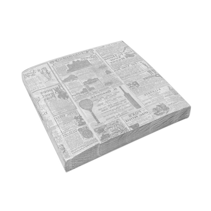 Paper Food Wrap Grease-Proof "Times" 31x31cm (1000 Units) 
