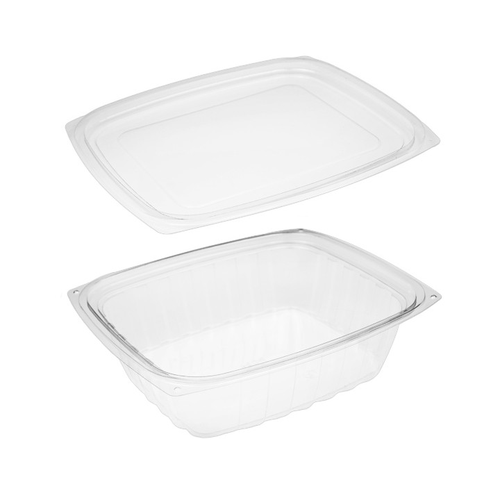 Cornstarch Deli Container with Lid PLA Compostable 710ml (200 Units)