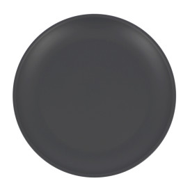 Reusable Plate Durable Mineral-Filled PP Anthracite Ø23,5cm (1 Unit)