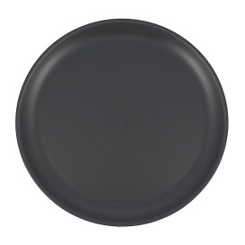Reusable Plate Durable Mineral-Filled PP Anthracite Ø27,4cm (1 Unit)